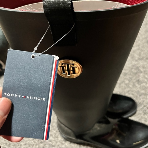 S|O|L|D❌Karissa Rain Boots Tommy Hilfiger size 8 - Picture 6 of 10